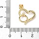 Латунные микро проложить кубического циркония подвески KK-Q068-20G-3