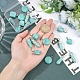 20 шт. подвески из синтетической бирюзы 5 стилей G-SC0001-76-3
