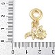 Подвеска из латуни с покрытием из латуни в европейском стиле KK-P287-32B-G-3
