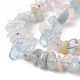 Естественно Morganite чип бусины пряди X-G-E271-84-4