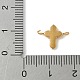Шармы-подвески из нержавеющей стали 304 со стразами STAS-K306-19G-02-3