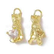 Стойки обшивки латунь кубического циркония подвески KK-C007-20G