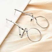 Серьги-гвоздики из нержавеющей стали 304 EJEW-L215-48P