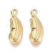 Подвески из перьев из нержавеющей стали 304 STAS-T067-48G
