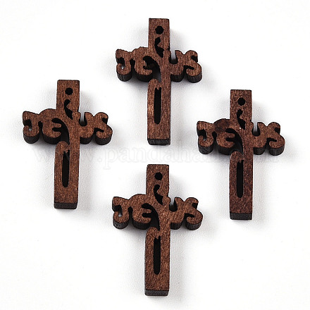 Подвески из натурального дерева WOOD-N016-65B-1