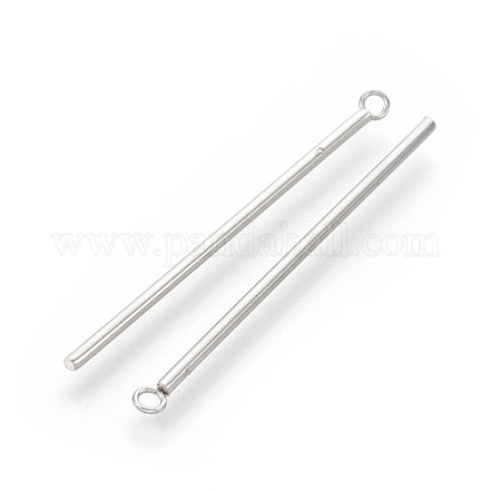 Подвески из нержавеющей стали 202 STAS-F186-03P-1.5x40mm-1