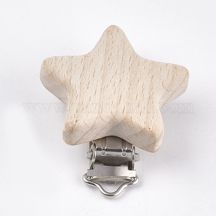 Зажимы для соски из бука WOOD-T015-09-1