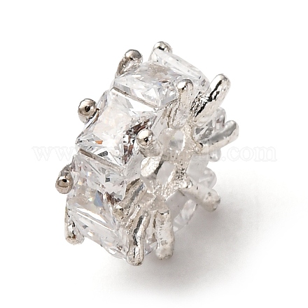 Латунные микропаве из прозрачного кубического циркония KK-D378-24S-02-1