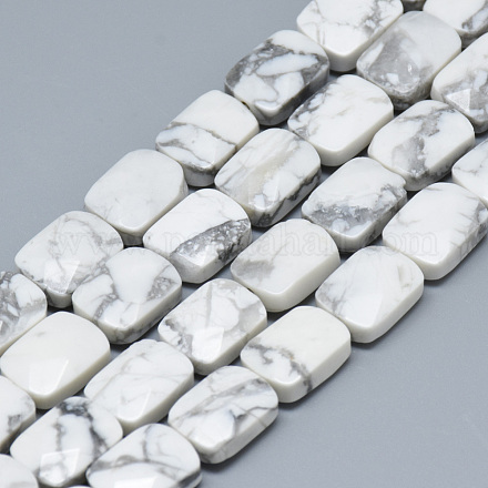 Естественно Howlite шарик нити G-T072-16-1