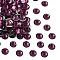 Preciosa® MAXIMA Crystal No Hotfix Flatback Stones, Czech Crystal, Dura Foiling, Round(438 11 615 Chaton Rose), 20050 Amethyst, SS6(1.9~2.1mm)