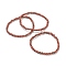 Synthetic Goldstone Beaded Stretch Bracelets, Round, Beads: 4~5mm, Inner Diameter: 2-1/4 inch(5.65cm)