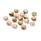 Opaque Spray Painted Glass Beads, Rondelle, Dark Khaki, 8x5mm, Hole: 2mm, about 1041pcs/450g