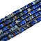 Natural Imperial Jasper Beads Strands, Dyed, Disc, Heishi Beads, Blue, 4x2mm, Hole: 0.7mm, about 190pcs/strand, 15.04 inch(38.2cm)