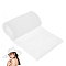 Plastic Wrinkle Mesh Fabric for Dress Headwear Accessories, White, 17~18cm