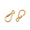 Brass Screw Carabiner Lock Charms, for Necklaces Making, Golden, 53.5x25x4mm, Inner Diameter: 46.5x18mm