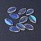 Electroplate Glass Pendants, AB Color Plated, Petal, Clear AB, 21x12x4mm, Hole: 1.2mm