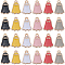 60Pcs 6 Colors Halloween Alloy Enamel Pendants, Light Gold, Ghost Charm, Mixed Color, 14x9.5x1.5mm, Hole: 1.2mm, 10pcs/color
