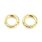 Rack Plating Alloy Linking Rings, Cadmium Free & Nickel Free & Lead Free, Half Textured Round Ring, Golden, 13x3mm, Inner Diameter: 8mm