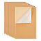Jewelry Flocking Cloth, Polyester, Self-adhesive Fabric, Rectangle, Tan, 29.5x20x0.07cm, 20pcs/set