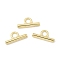Alloy Toggle Clasps Bar, Golden, 11.5x25x4mm, Hole: 5.5mm