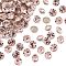 Preciosa® MAXIMA Crystal Round Stones, Czech Crystal, Dura Foiling, Round(431 11 615 Chaton), 70530 Vintage Rose, SS10/PP21(2.7~2.9mm)
