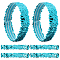 Wide Stretch Sparkling Headband, Elastic Sequin Headband, Hair Accessories for Girls, Deep Sky Blue, 172x29x1.4mm