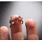 Twelve Constellation Brass Micro Pave Clear Cubic Zirconia Cuff Rings, Platinum, Scorpio, Inner Diameter: Adjustable