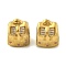 304 Stainless Steel European Beads, with Enamel, Large Hole Beads, Bowknot, Ion Plating(IP), Real 18K Gold Plated, 6x8.5x8.5mm, Hole: 4.5mm