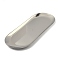 Non-Tarnish 201 Stainless Steel Tray, Storage Tray, Cosmetics Jewelry Organizer, Oval, Stainless Steel Color, 30x12.2x0.87cm