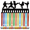 Iron Medal Holder Frame, 14 Hooks Medals Display Hanger Rack, with Screws, Black, Taekwondo, Sports, 130x290mm, Hole: 5mm.
