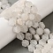 Natural Rainbow Moonstone Beads Strands, Hexagon, with Seed Beads, 8.5~9x8.5~10x4~5mm, Hole: 1mm, about 37~38pcs/strand, 15.55''~15.75''(39.5~40cm)