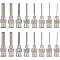 Stainless Steel Dispensing Needles, Stainless Steel Color, 24.5~25x6x5.5mm, 16pcs/box