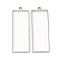 Non-Tarnish 304 Stainless Steel Open Back Bezel Rectangle Pendants, For DIY UV Resin, Epoxy Resin, Pressed Flower Jewelry, Stainless Steel Color, 47x17x3mm, Hole: 2.2mm, Inner Diameter: 42x15mm