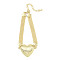 Brass Hollow Ball Chain Bracelets, Heart Link Bracelets for Women, Real 18K Gold Plated, 7-1/8 inch(18cm)