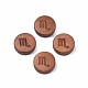 Деревянные бусины с лазерной гравировкой WOOD-S053-53A-1
