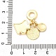 Европейские подвески из латуни KK-F904-02B-G-3