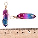 Подвески lampwork GLAA-T023-07P-4