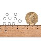 Кольца разъемные из нержавеющей стали марки 304 STAS-E010-6x1mm-2-4