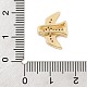 Латунный микро pave прозрачный кубик циркония подвески ZIRC-I068-33G-3