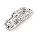 Латунные микропаве прозрачные подвески с фианитом KK-R219-27P-2