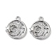 Латунные микропаве прозрачные кубические циркониевые подвески KK-F871-44P-1