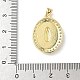 Латунные микро проложить кубического циркония подвески KK-L239-054G-4