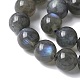 Природные лабрадорита бисер нитей G-U017-8MM-01-4