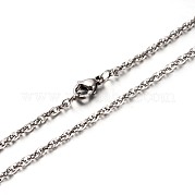 Новые ожерелья из нержавеющей стали 304 NJEW-P047-13