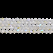 Имитация нефрита гальванических бисер пряди EGLA-A039-J4mm-L06