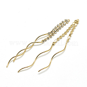 Латунная цепочка кисточка большие подвески KK-T032-164G