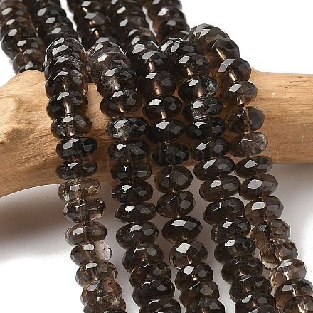 Природный дымчатый кварц нитей бисера G-G255-10x5mm-12-1