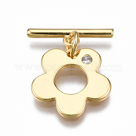 Латунные застежки-молнии из прозрачного кубического циркония KK-T063-94G-NF-1