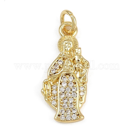 Латунные микро проложить кубического циркония подвески KK-Z123-24G-04-1