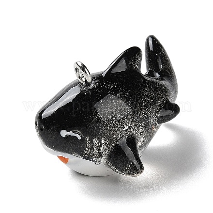 Подвески из непрозрачной смолы на тему морских животных RESI-D071-04D-1